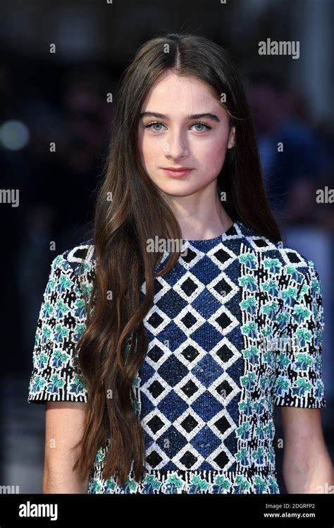 Raffey Cassidy Attending The Premiere Of Killing Of A Sacred Deer As Part Of The Bfi London Film