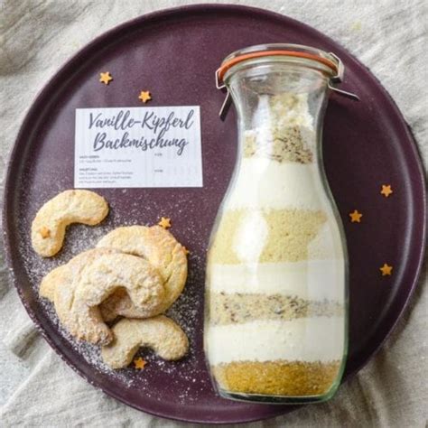 Vanille Kipferl Backmischung Im Glas Selbstgemacht Der Foodblog