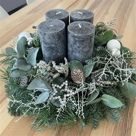 Pin By Marion Rosenberger On Basteln Christmas Advent Wreath