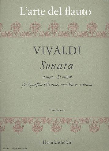 Sonata d Moll von Antonio Vivaldi für Querflöte Violine und Basso