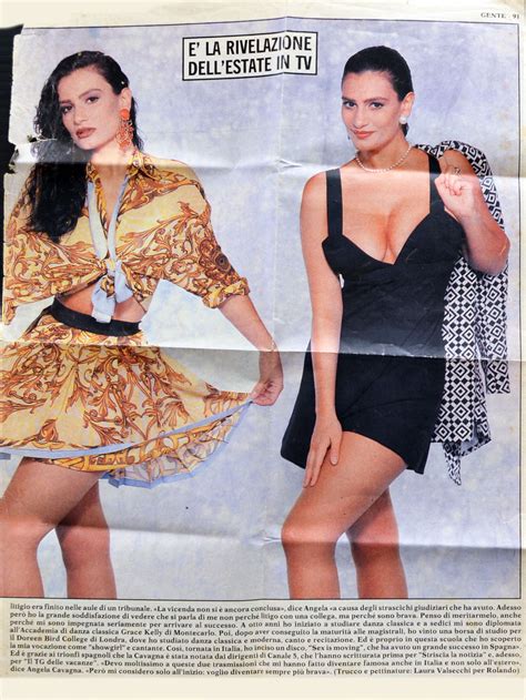 ANGELA CAVAGNA - OFFICIAL WEBSITE - GENTE