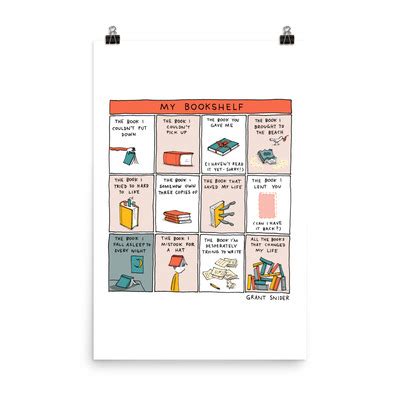 My Bookshelf Large Poster Incidental Comics Online Store Powered