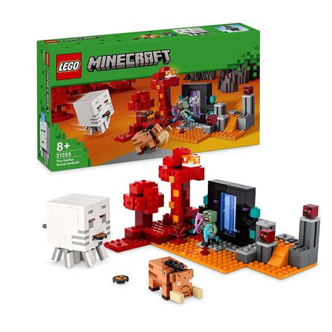 LEGO Minecraft 21255 The Nether Portal Ambush King Of Toys Online