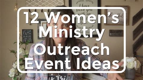 12 Womens Ministry Outreach Event Ideas Youtube