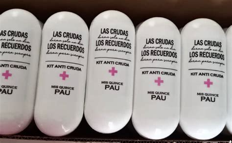 Pz Bolsita Kit Estuche Anticruda Anti Cruda Personalizado Emergency