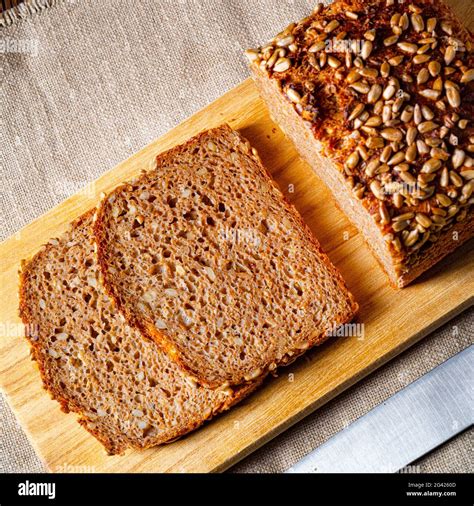 Moist Wholemeal Bread Crushed Or Ground Whole Grain Stock Photo Alamy