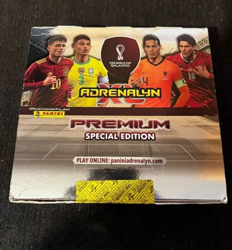 Boite Panini Adrenalyn Xl World Cup Qatar Premium Pochettes