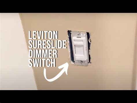 Leviton Dimmer Switch Not Connecting