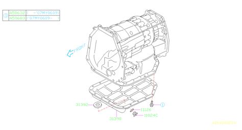 Subaru Impreza Sport Wagon Oil Pan Complete Transmission Oil Pan