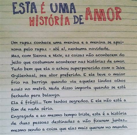 Esta é Uma História De Amor Resenhando