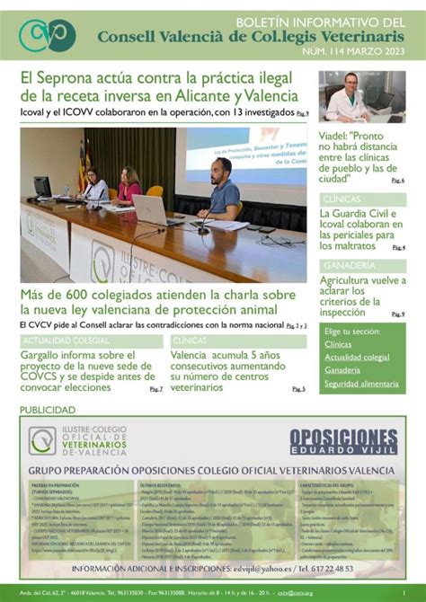 Cvcv Consell Valenci De Collegis Veterinaris