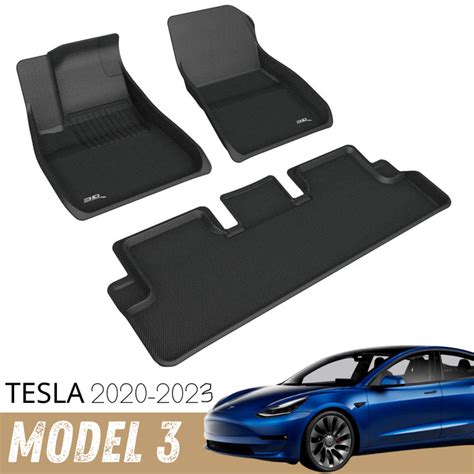 3d Maxpider All Weather Floor Mats Tesla Model 3 2020 2021 S3xy Models