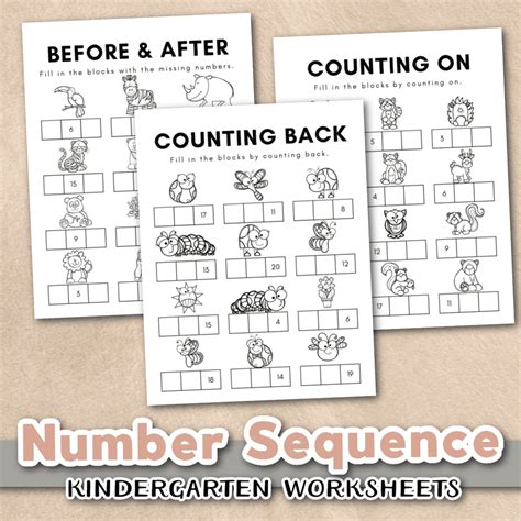 Sequencing Math Worksheets For Kindergarten