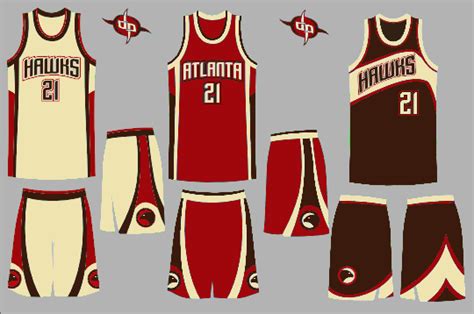 Atlanta Hawks Alternate Color Scheme Concept Updated With New Logos