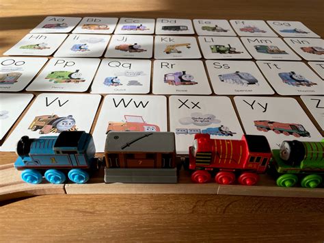 Thomas Trains Alphabet Thomas Trains A Z Alphabet Cards