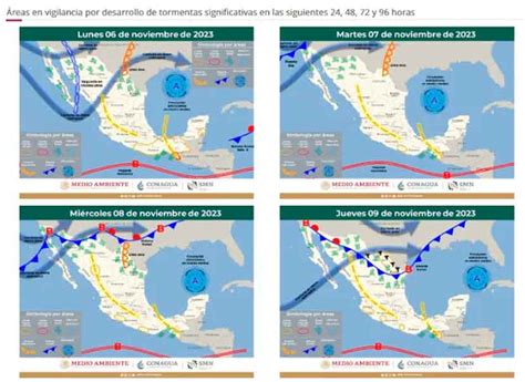 Frente Fr O Llega A M Xico Y Habr Heladas Tormentas Y Granizo En