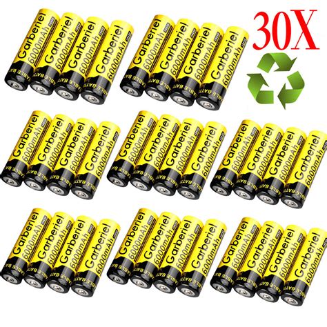 Lot Garberiel Mah V Li Ion Brc Rechargeable Battery For