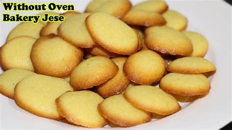 Biscuit Recipe Without Oven Bakery Biscuit In 20 Minutes Tea Time