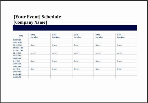 20 100 Day Plan Template Excel