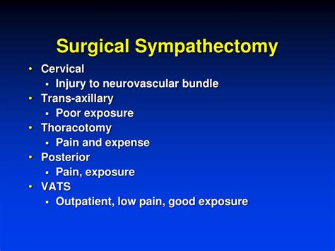 PPT - Endoscopic Thoracic Sympathectomy PowerPoint Presentation, free download - ID:1976891