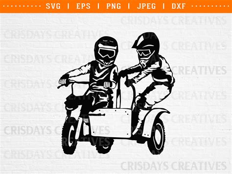 Sidecar Racing Svg Sidecar Bike Svg Motorcycle Sidecar Svg Etsy Canada