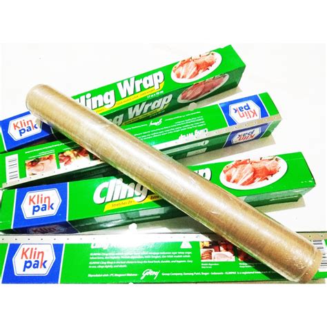 Klin Pak Cling Wrap Plastik Pembungkus Makanan Shopee Indonesia