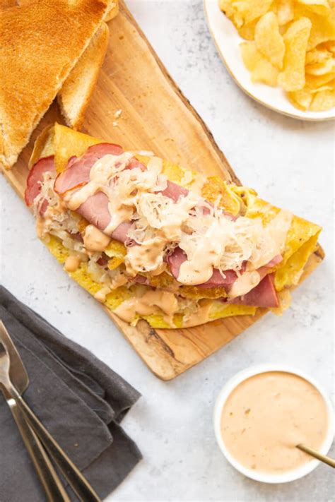 Reuben Omelette Golden Truffle