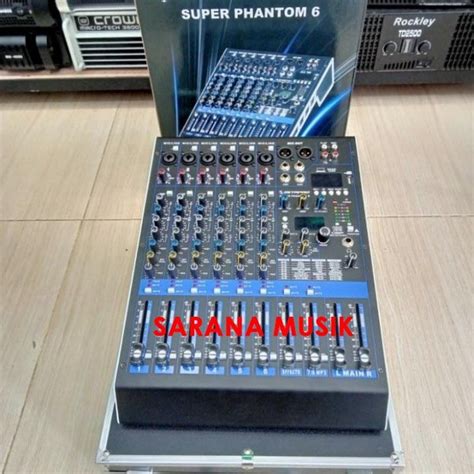 Jual Mixer Zetapro Super Phantom 6 Original Phantom 6 Channel Free