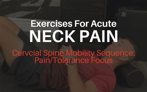 Exercises For Neck Pain - My Rehab Connection