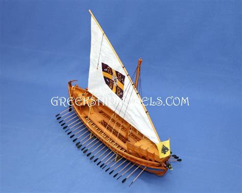 BYZANTINE DROMON 1A | Greek Ship Models | Old sailing ships, Model ships, Byzantine