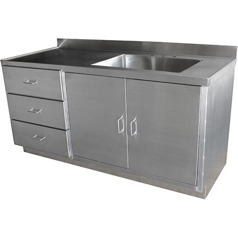 Laboratory Casework Cabinet with Sink - SurgiKleen Quality Stainless Steel Sinks