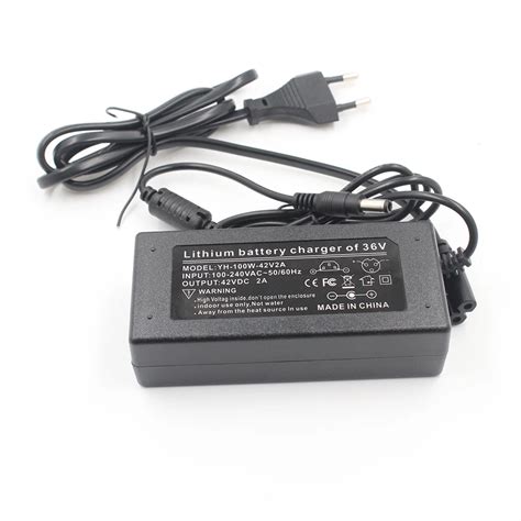 Power Charger Lithium Battery Li Ion 42v2a For 10series 36v Electric Bicycle Battery Charger