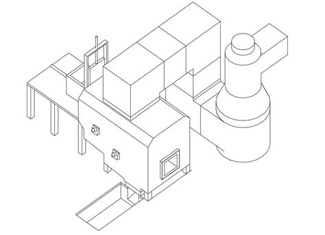 2d Design Of Factory Machine In Autocad Drawing Dwg File Cad File