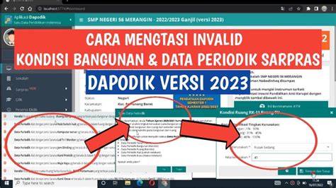 Cara Mengisi Data Sarana Prasarana Sarpras Pada Dapodik 2023 Youtube