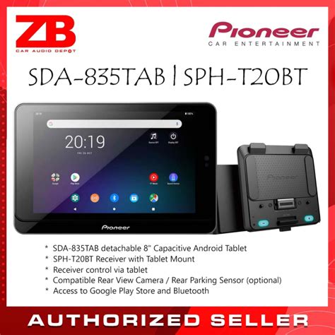 Pioneer SDA-835TAB & SPH-T20BT Smart Unit Receivers | Lazada PH