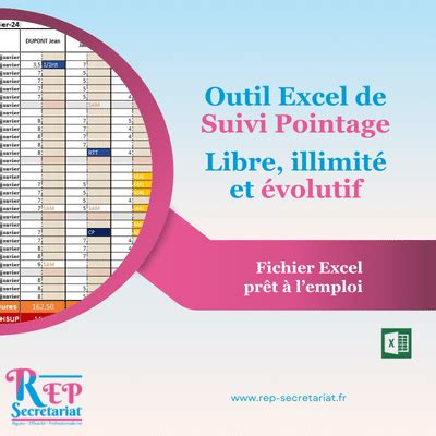 Logiciel de suivi de pointage sans abonnement a télécharger sur Excel