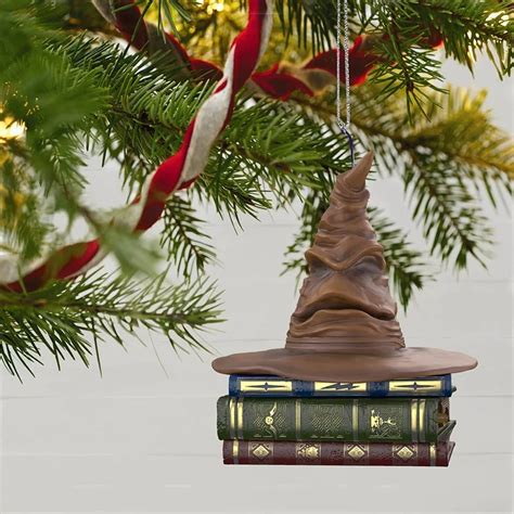 Decoração Árvore De Natal Chapéu Seletor Com Som Harry Potter Filme 12cm Toyshow Tudo De