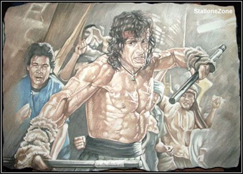 Rambo Lava Art Craig Zablo S Stallonezone