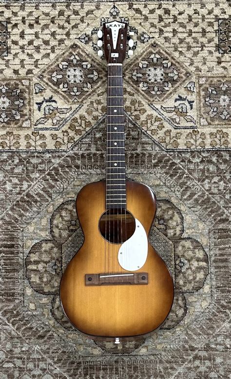 Vintage Kay Acoustic Parlor Guitar W Case