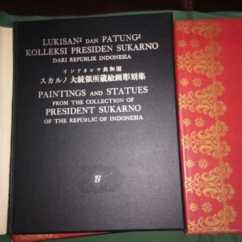 Buku Lukisan Dan Patung Koleksi Presiden Soekarno Antik