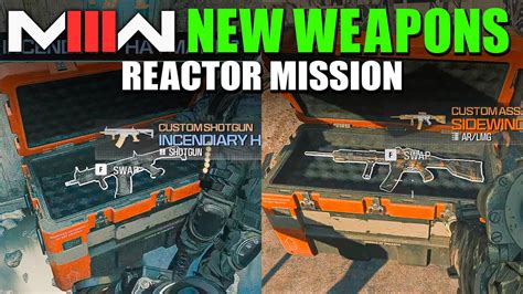 All NEW WEAPONS In MW3 REACTOR MISSION Call Of Duty Modern Warfare 3