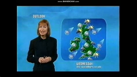 Itv National Weather Monday 8th October 2001 Youtube