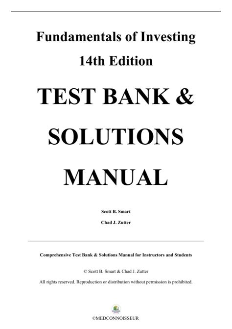 The Fundamentals Of Investing Note Taking Guide 1