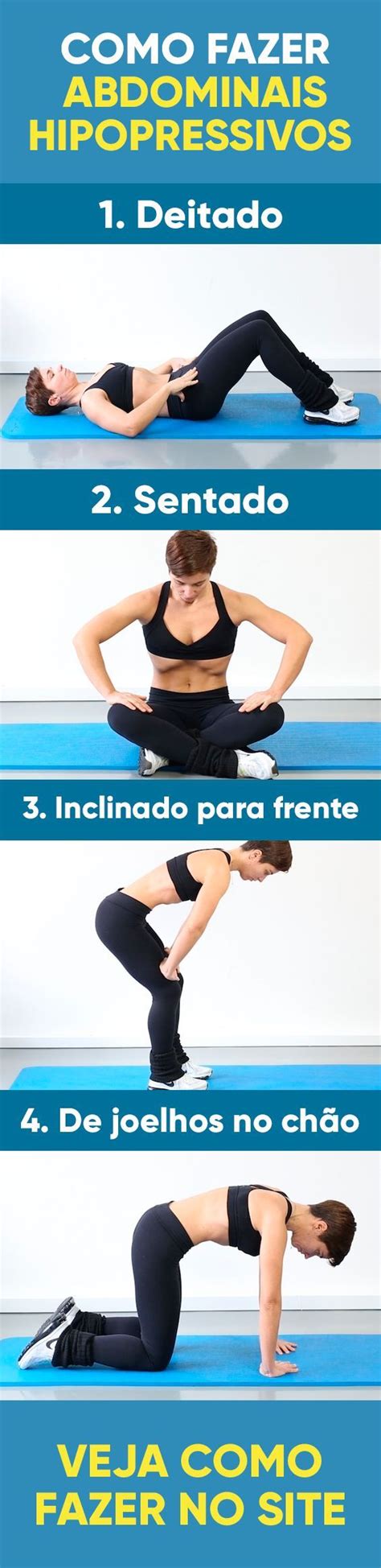 4 exercícios de abdominal hipopressivo e benefícios Ginástica