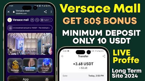 Versace Mall New Usdt Earning Site Usdt Money Making Website Free