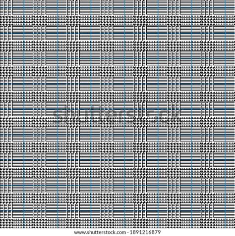 Houndstooth Seamless Pattern Crowbar Print Fabric Stock Illustration