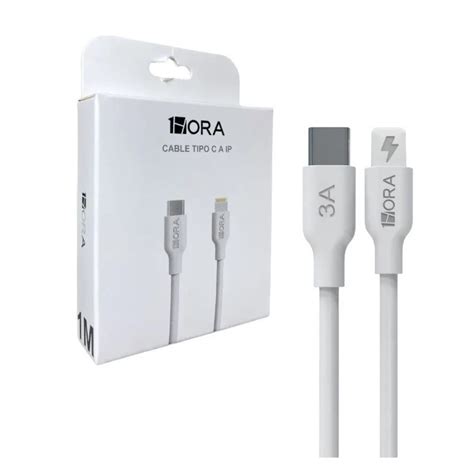 Cable Para Celular USB A Tipo C a IP Datos Carga Rápida 1metro 1hora