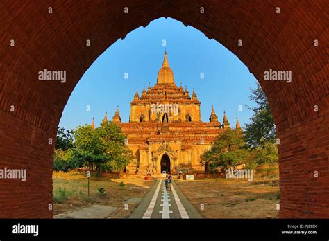 Sulamani Guphaya Temple Pagoda on the Plain of Bagan, Bagan, Myanmar ...