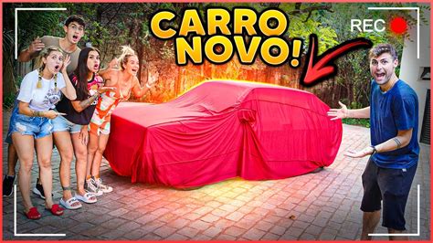 Comprei Meu Carro Novo E Filmei A ReaÇÃo De Todos Da Casa [ Rezende