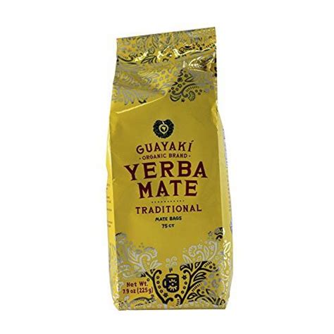 Guayakí Yerba Mate Guayaki Traditional Yerba Mate 75 Tea Bags 7 9oz